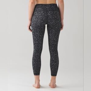 Lululemon High Times Pant Mermaid Black Nulux Iridescent Multi Black Size 8